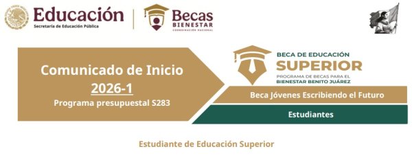Convocatoria Jóvenes Escribiendo el Futuro 2026-1